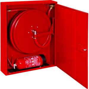 Hydrant wewnętrzny DN25 super smukły z miejscem na gaśnicę pod spodem